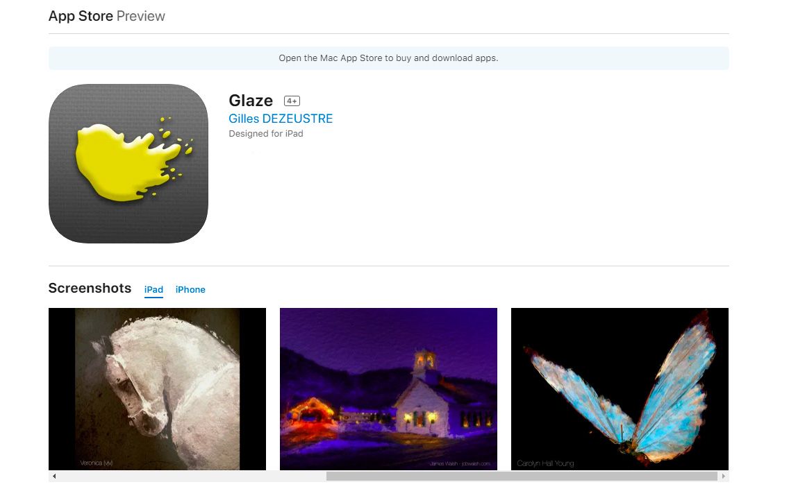 Aplikasi Glaze..