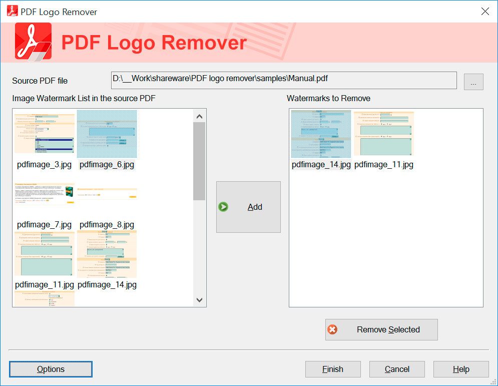 SoftOrbits PDF Logo Remover Tangkapan Layar.